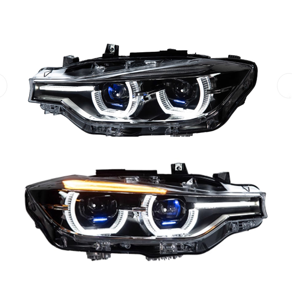 BMW 3 series F30 F31 F35 2013-2019 halogen xenon without AFS upgrade led headlight daytime light