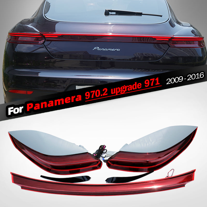 Fit Porsche  Panamera  taillights 2009-2016 rear light  970.2 upgrade  971 taillights modified plug and play