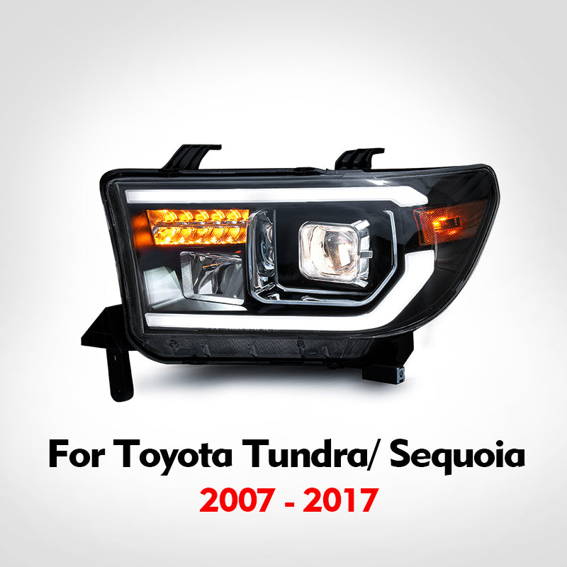 For Toyota Sequoia 2008-2017/Toyota Tundra 2007-2013 Modified headlight assembly with DRL light