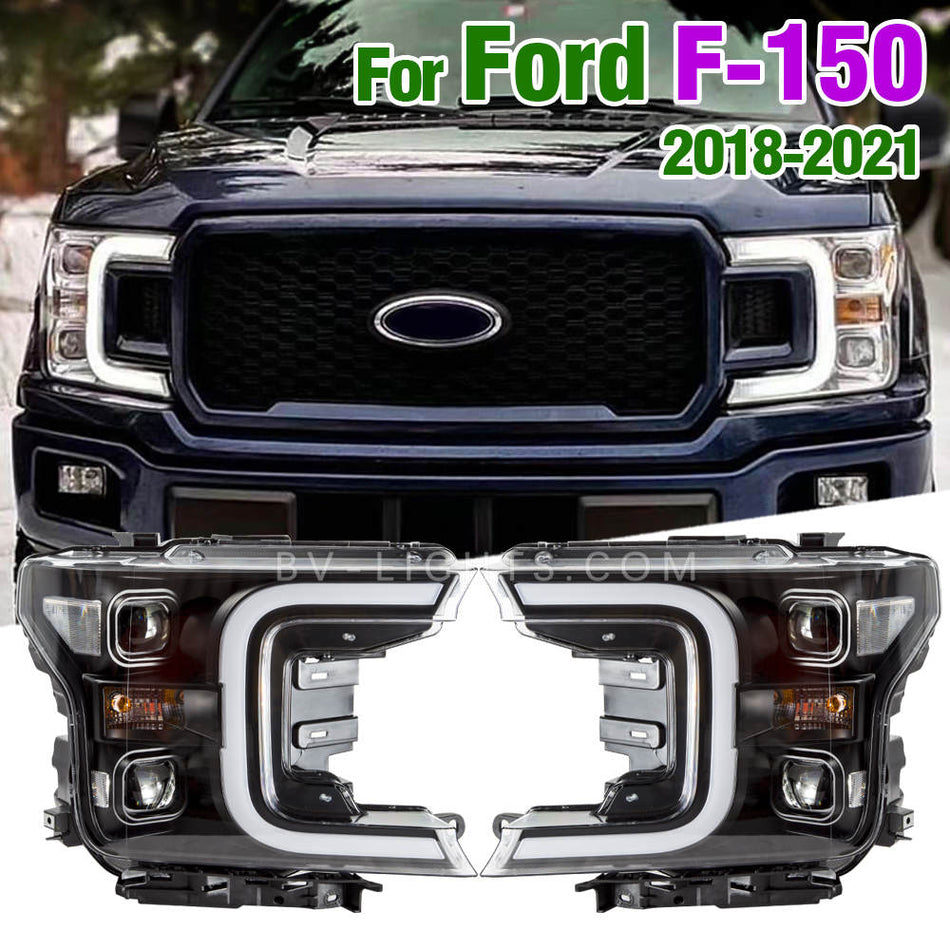 Ford F150 2018-2021 Modified headlight upgrade new stye Daytime running light