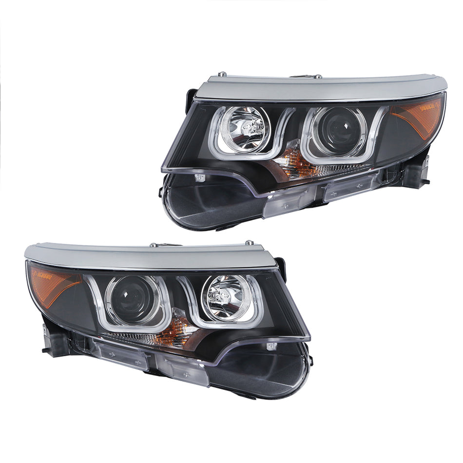 Modified LED headlight for Ford Edge 2010-2014  Upgrade to the Latest Style Daytime running light