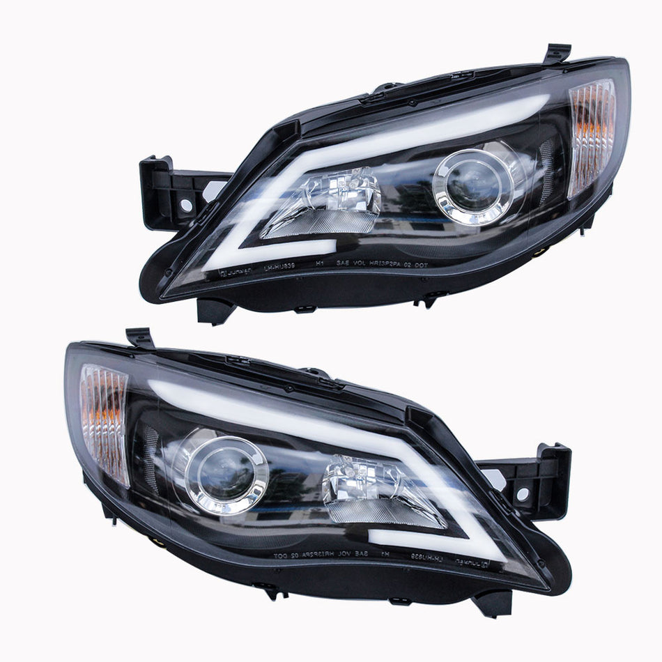 Subaru Impreza WRX/GDF/GDG 2008-2014 Modified headlight Upgrade to the Latest Style led headlight  Daytime running light