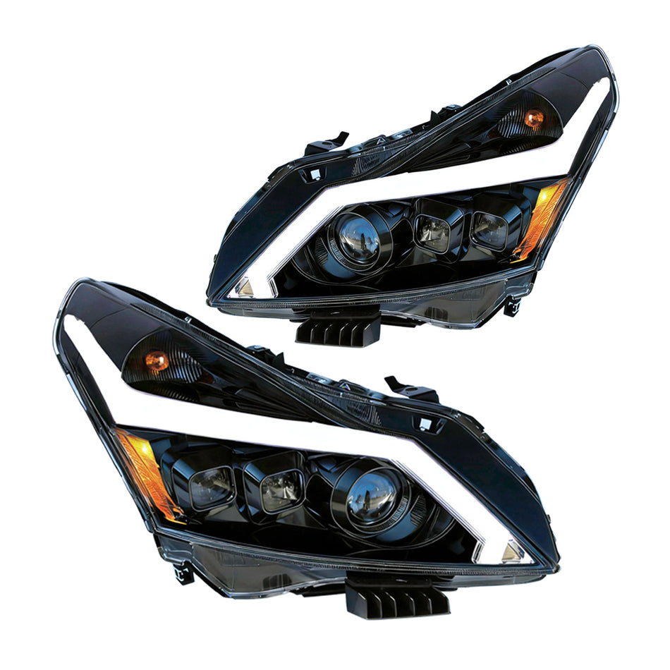For Infiniti G25/G37/G37S/G35/Q40 sedan SKYLINE 2009-2015 Modified headlight upgarde full led style daytime running light  plug and play