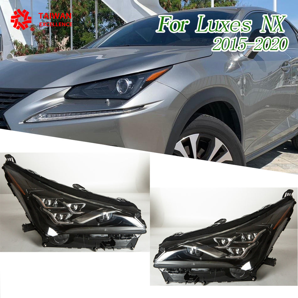 LED Headlight Assembly Head Lights  2015-2020  Lexus NX Z1 upgrade  LED Head lamps Upgrade modified lights