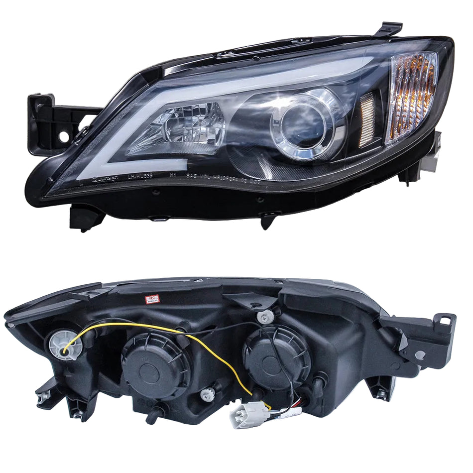 Subaru Impreza WRX/GDF/GDG 2008-2014 Modified headlight Upgrade to the Latest Style led headlight  Daytime running light