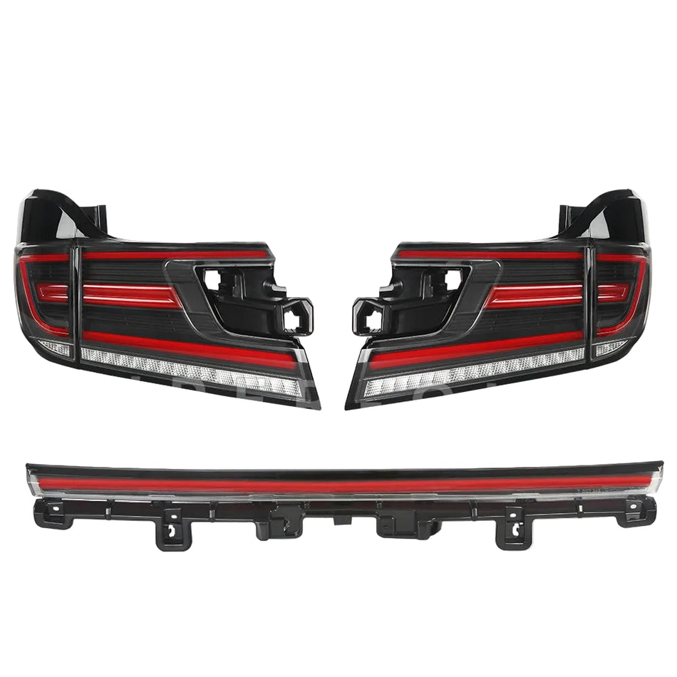 For Toyota Alphard/30 Toyota Vellfire 2015-2018 Modified tail light Fit Rear cross Trunk tail lamp Led dynamic rear through tail light