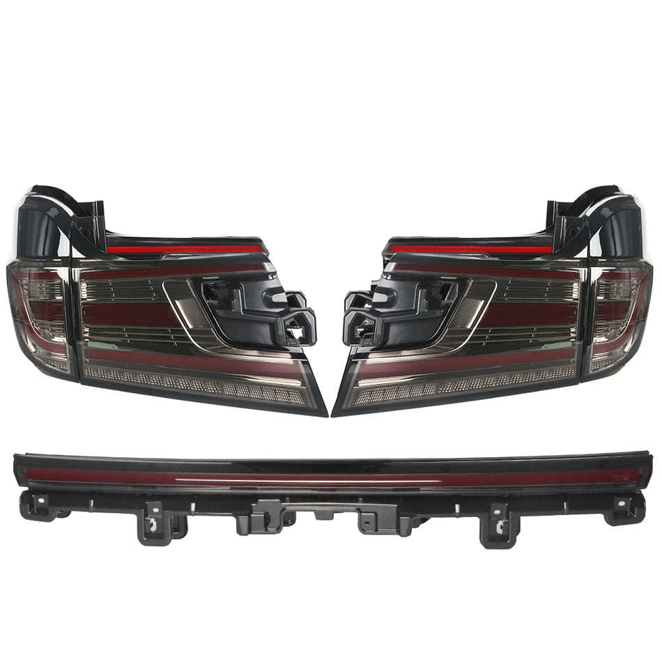 For Toyota Alphard/30 Toyota Vellfire 2015-2018 Modified tail light Fit Rear cross Trunk tail lamp Led dynamic rear through tail light
