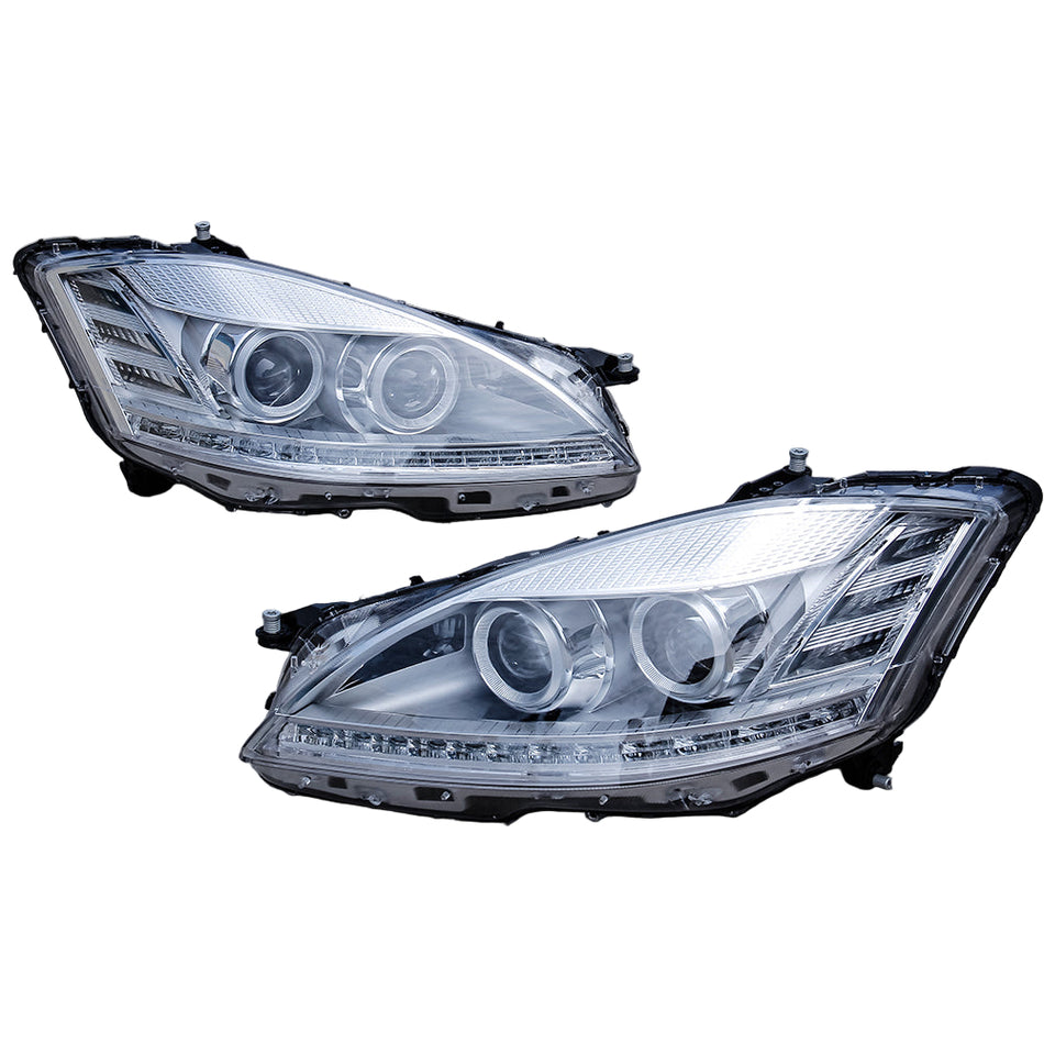 Modified LED Headlight for Mercedes Benz S class S350 W221 2006-2009 Euro type without Night View Assist Plus