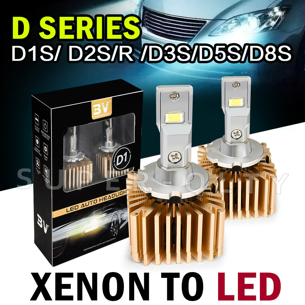 D-LED bulb/LED for D series Xenon Lamp Upgrades D1S D2S/R D3S D4S / D4 ...