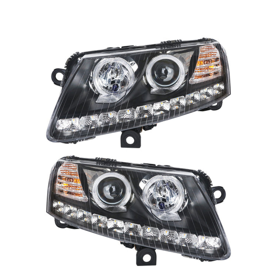 Audi A6 A6L S6 2005-2011 headlight upgrade LED headlight  turn signal light daytime light E mark