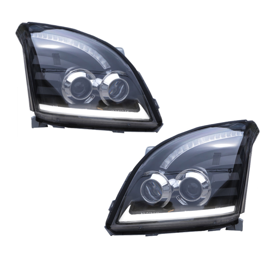 For Toyota Land Cruiser / Prado FJ120  Prado VX 2003-2009 Modified upgrade led headlight LED lens light