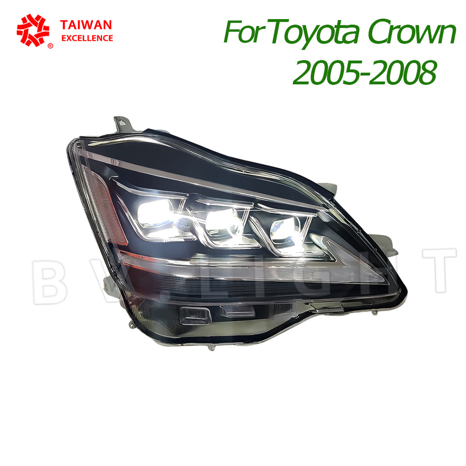 Toyota Crown 2005-2008 / Athlete (S180) / Royal GRS 184 12th Gen Modified LED headlight for  DRL full LED headlight