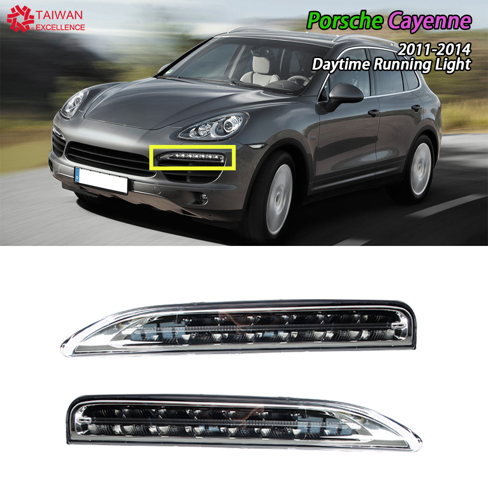 For Porsche Cayenne 2011-2014 Front Bumper Daytime Running Light