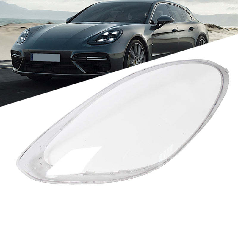 Headlamp Lens Cover For Porsche Panamera 971 2018-2022 Headlight glass Shell Lamp Shade Transparent Lens Cover