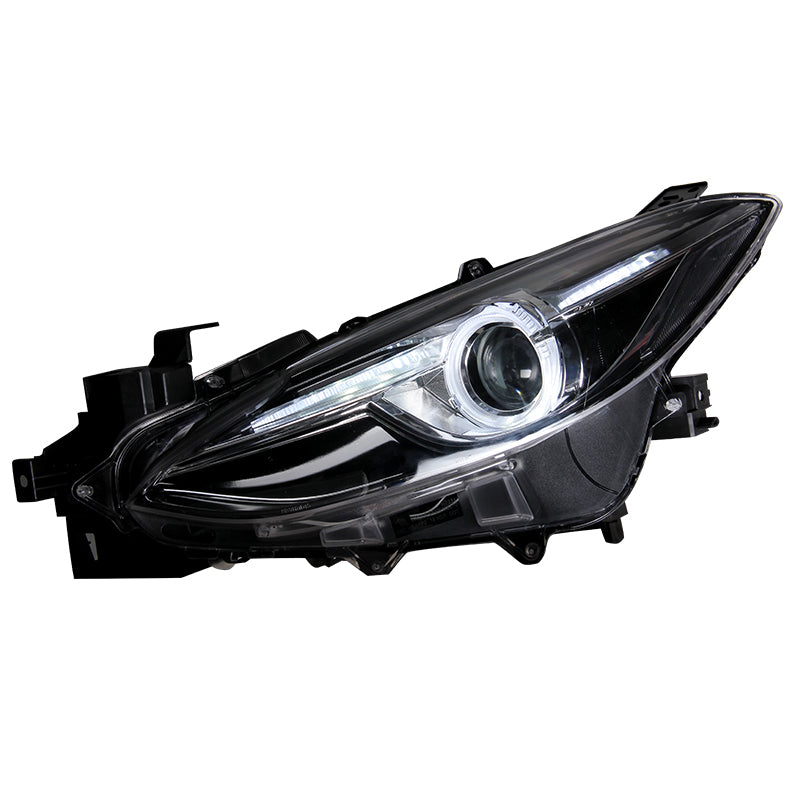 Modified headlight assembly for Mazda 3 Axela 2014-2016 upgrade xenon led lamp