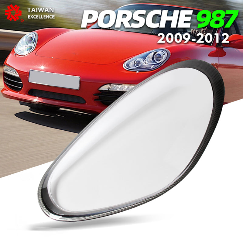 Headlight Cover For Porsche Cayman/Boxster 987 2009-2012 Headlight glass Shell Lamp Shade Transparent Lens Cover