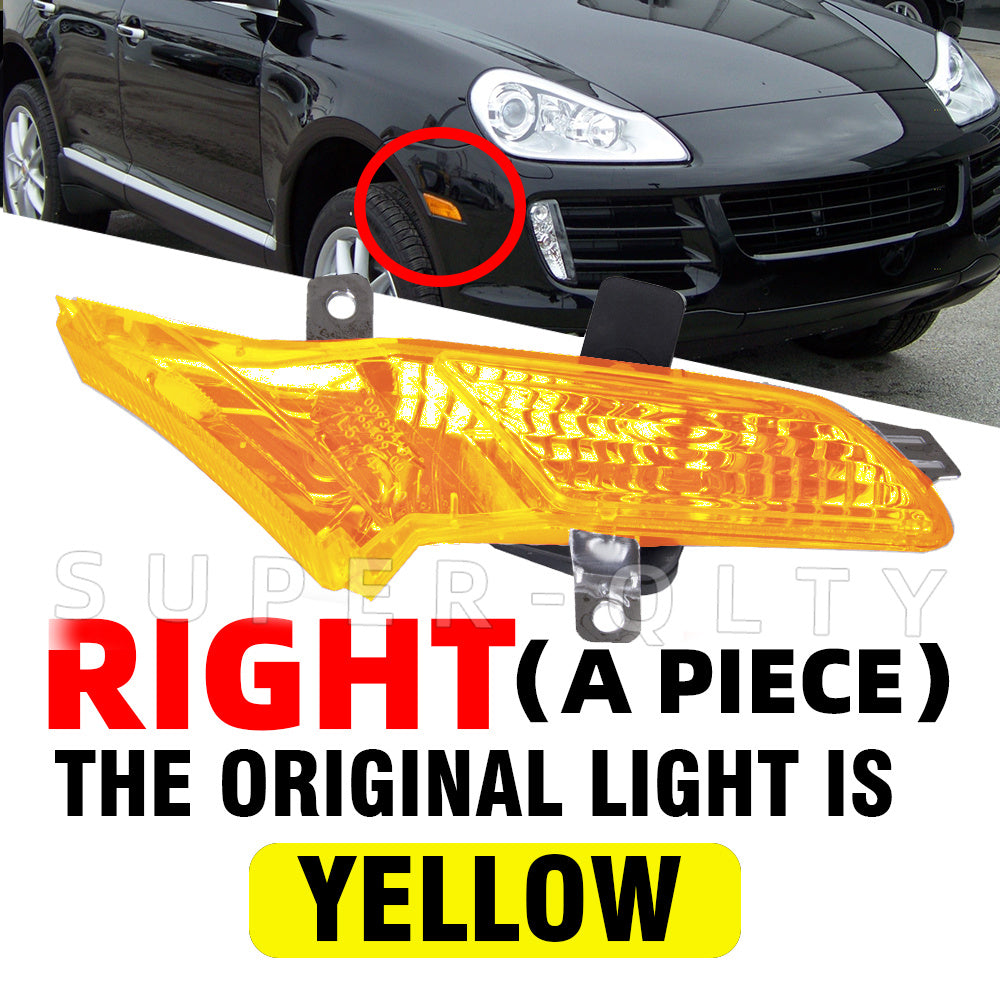 【中古】PORSCHE ポルシェ 957 カイエン 純正 フロントウィンカーレンズ 右 181222a005-020951 ポルシェ 957 カイエン カットライン加工 調整 カットオフ 車検対策