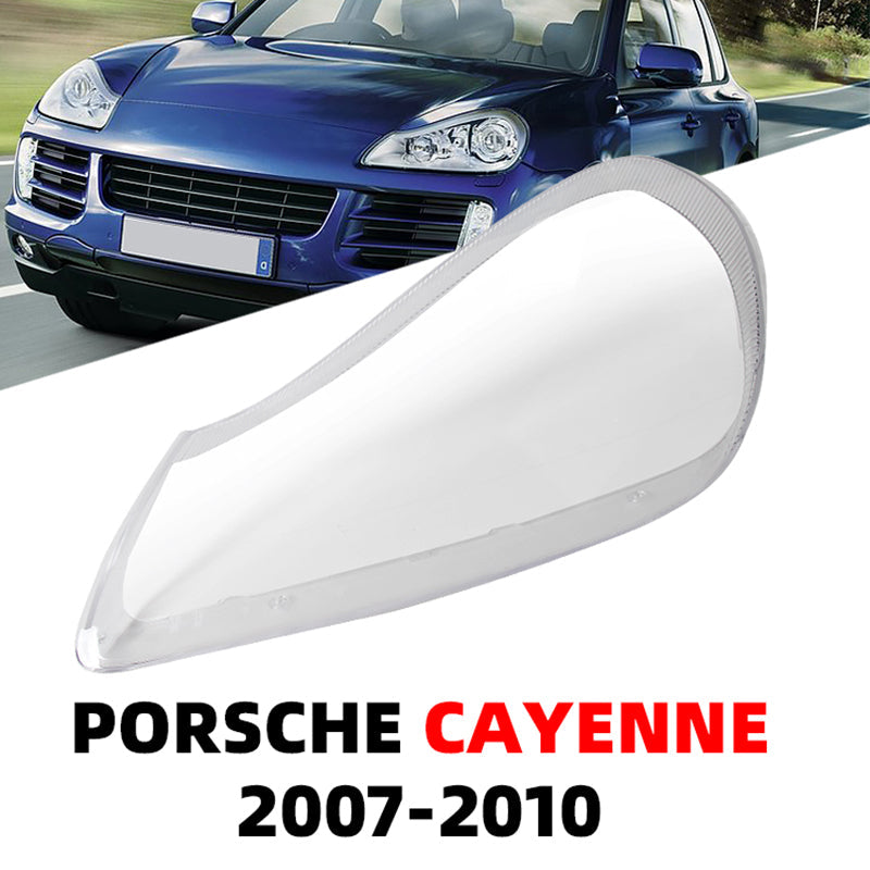 For Porsche Cayenne 2007-2010 Headlight glass Lamp Shade Transparent Headlamp Cover Plexiglass Replace The Lampshade