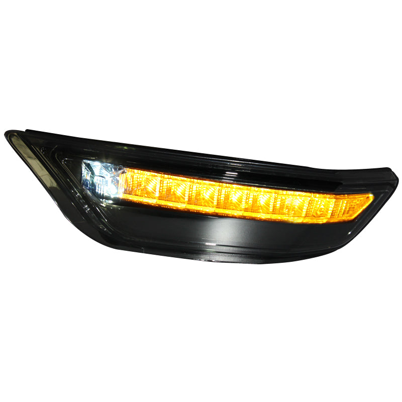 For Ford Mustang 2015-2018 Modified front bumper LED lamp(DRL+Turn signal) Daytime running light