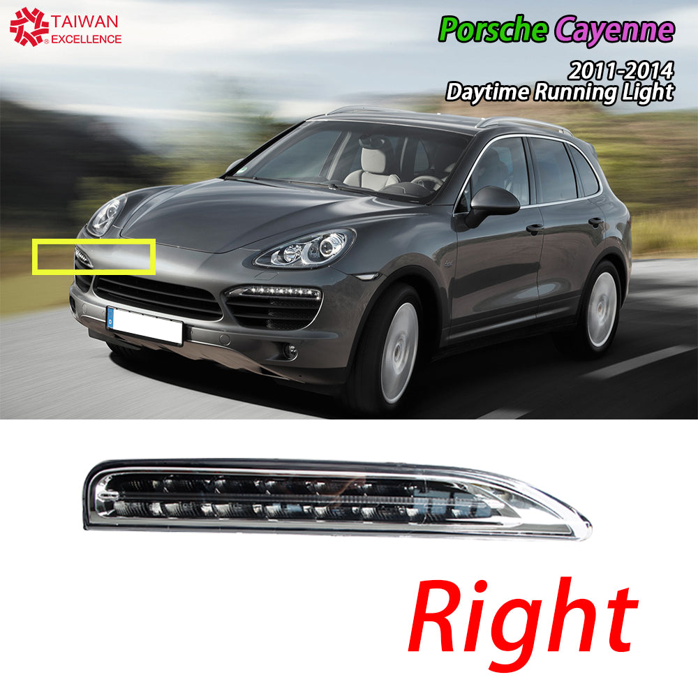 For Porsche Cayenne 2011-2014 Front Bumper Daytime Running Light