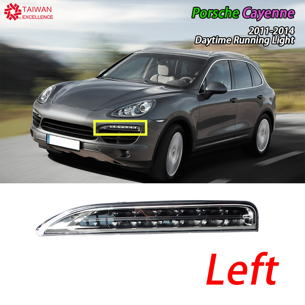 For Porsche Cayenne 2011-2014 Front Bumper Daytime Running Light LED DRL FogLamp OE  L:95863118100 R:95863118200